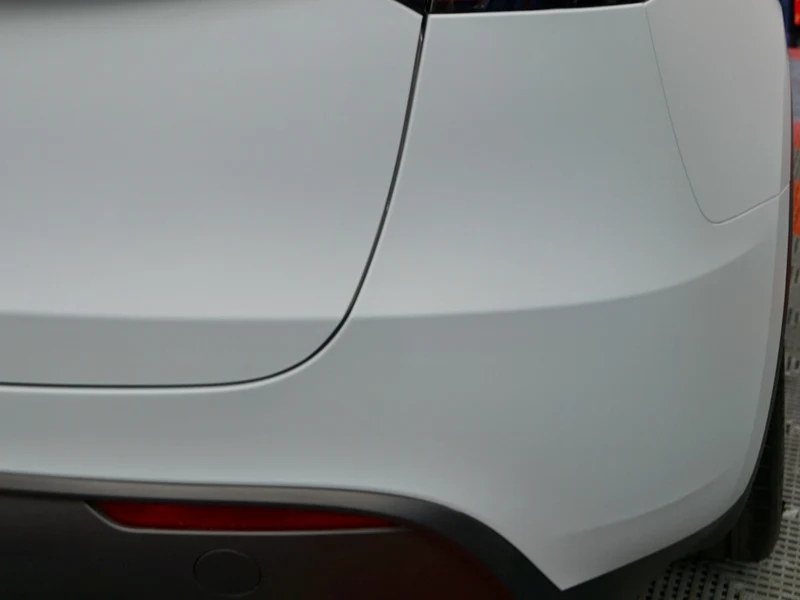 Tesla Model Y Color PPF Grey, Ceramic Tint, Smoked Lights — photo 5 — Hussle Customz Los Angeles