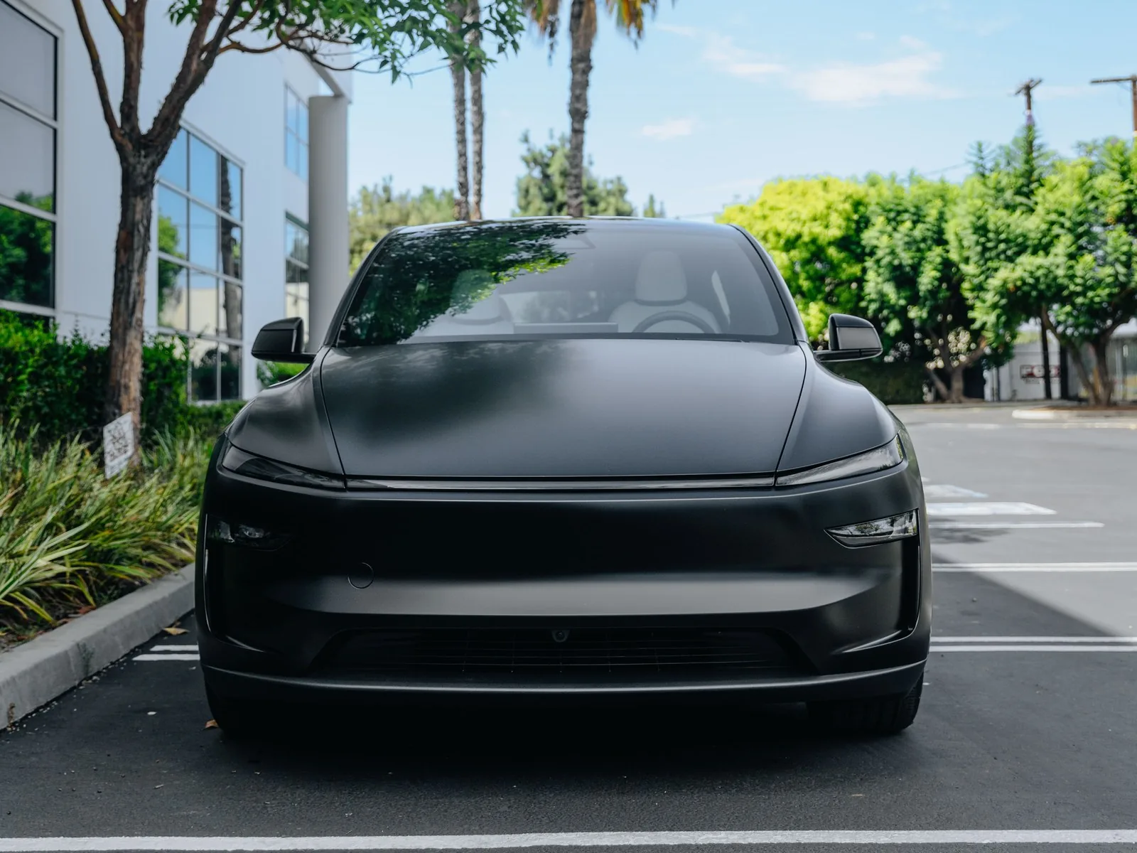 Tesla Model Y Juniper Diamond Black Matte PPF, Ceramic Tint, Ceramic Coating — photo 2 — Hussle Customz Los Angeles