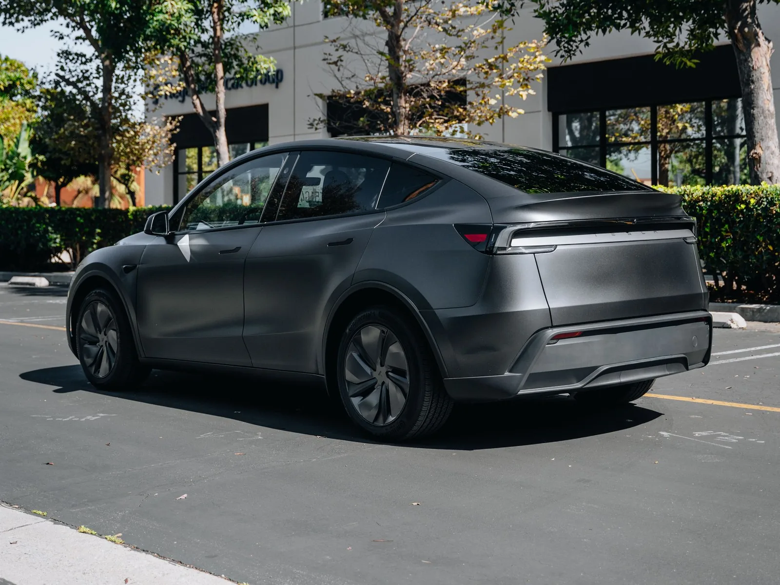 Tesla Model Y Juniper Stealth Grey Matte PPF, Ceramic Coating — photo 4 — Hussle Customz Los Angeles
