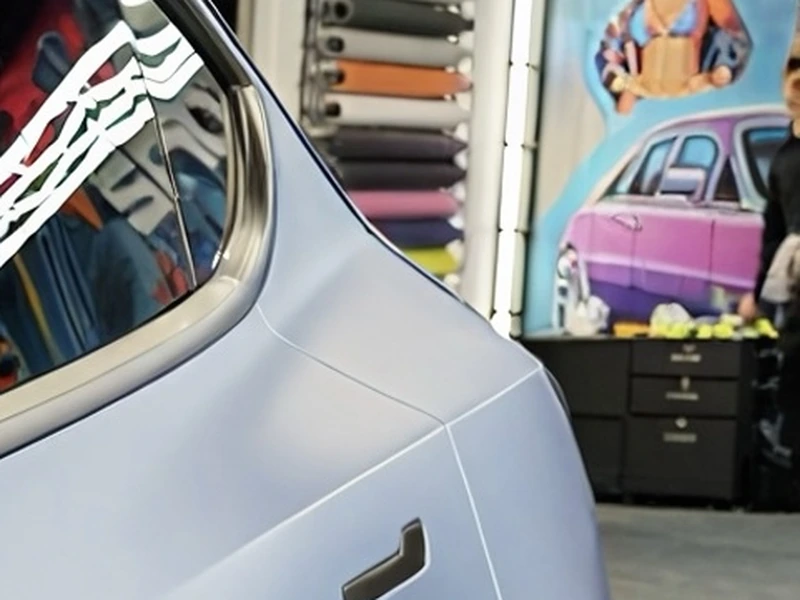 Tesla Model Y Vinyl Wrap — photo 2 — Hussle Customz Los Angeles