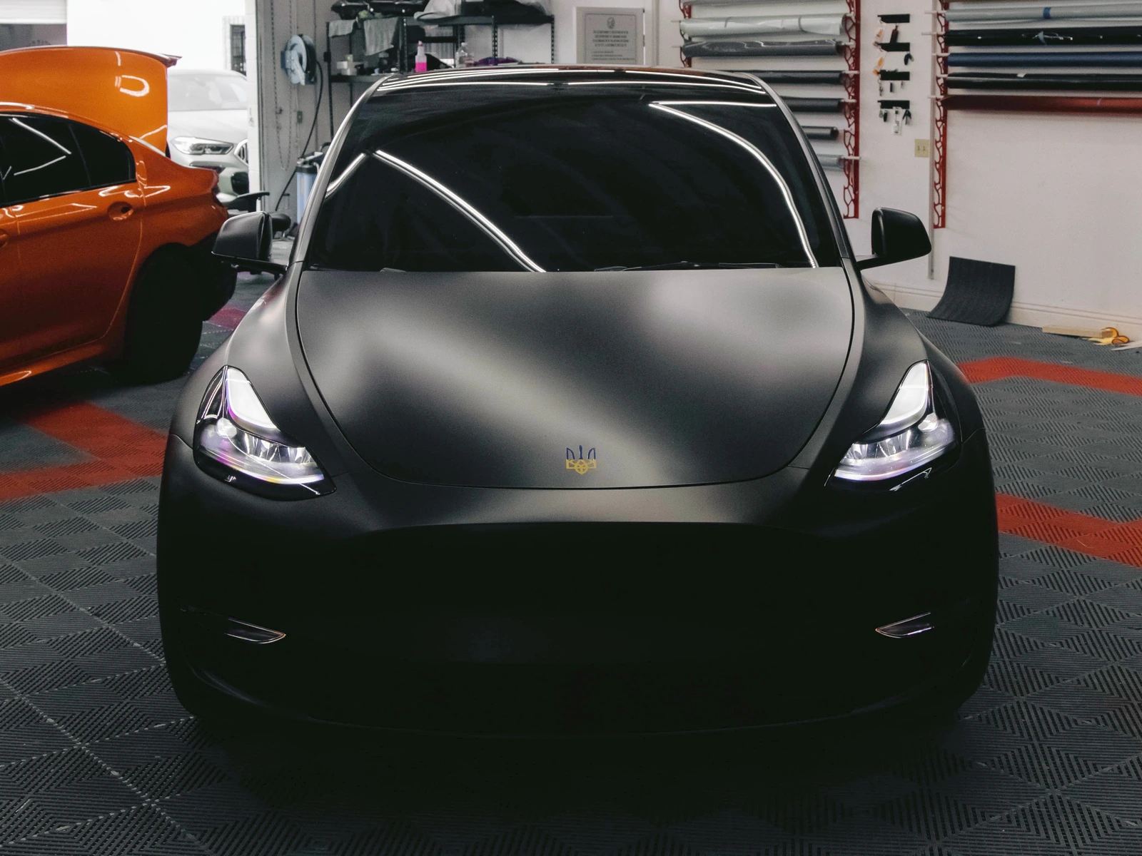 Tesla Model Y Matte Black — photo 1 — Hussle Customz Los Angeles