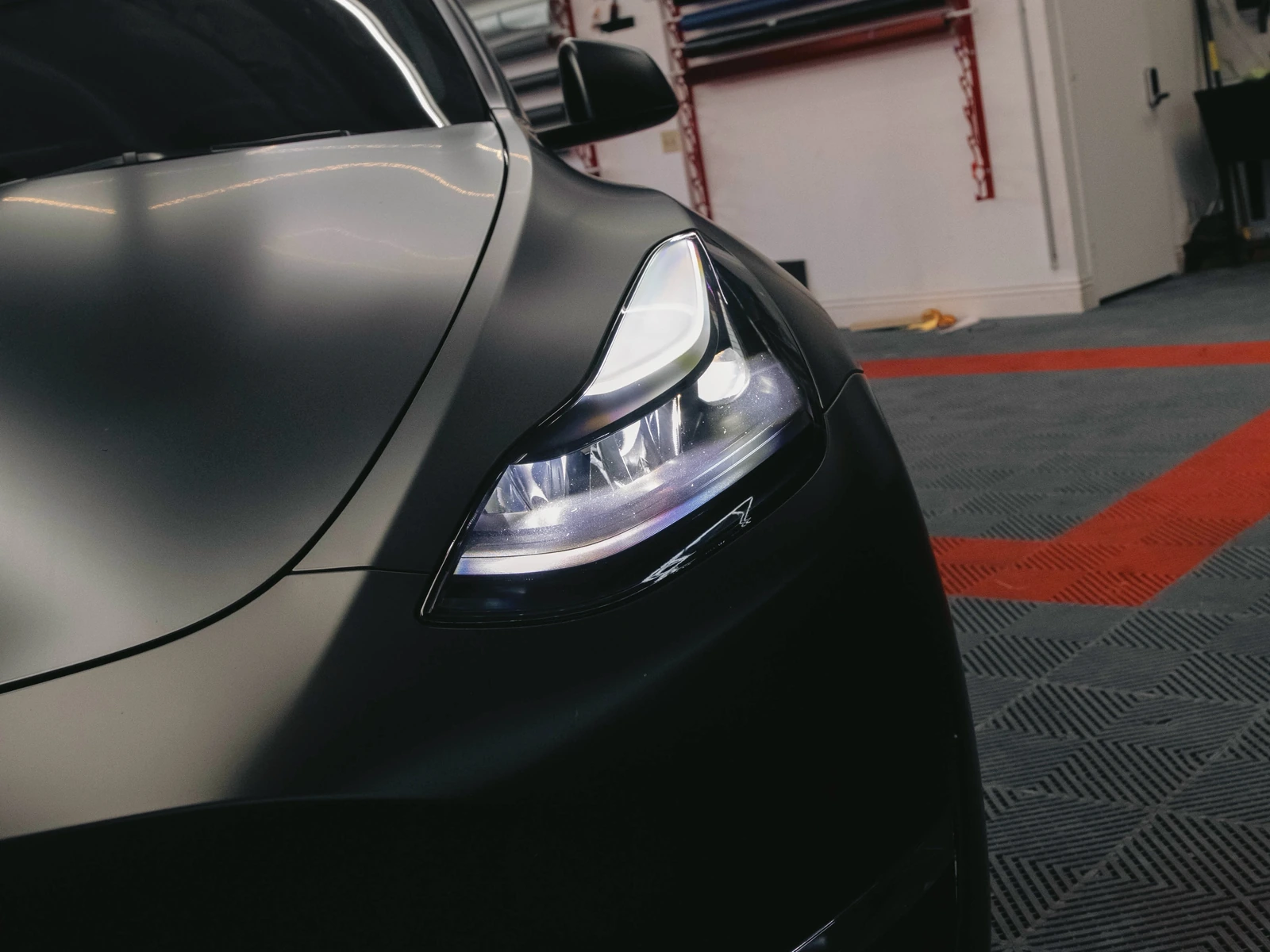Tesla Model Y Matte Black — photo 4 — Hussle Customz Los Angeles